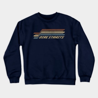 Dire Straits Stripes Crewneck Sweatshirt